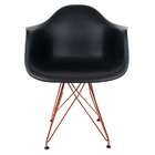 Cadeira Para Sala De Jantar Base Cobre Arm-empório  - Preto