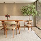 Cadeira Para Sala De Jantar Cavalet Champagne/ Bege 44b