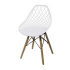 Cadeira Para Sala De Jantar Com Pé De Madeira Kaila