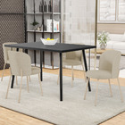 Cadeira Para Sala De Jantar Cozinha Estofada Gavi Arena L02 L