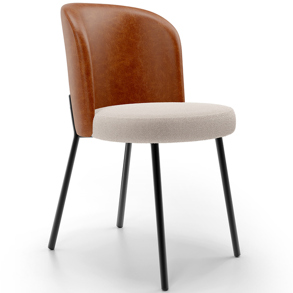 Cadeira Para Sala De Jantar Cozinha Estofada Gavi L02 Couríss