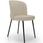 Cadeira Para Sala De Jantar Cozinha Estofada Gavi L02 Linho B