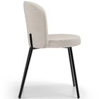 Cadeira Para Sala De Jantar Cozinha Estofada Gavi L02 Linho C