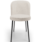 Cadeira Para Sala De Jantar Cozinha Estofada Gavi L02 Linho C