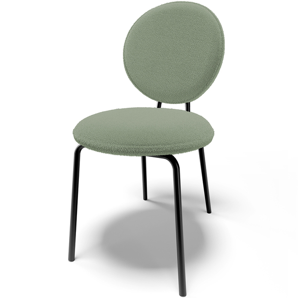 Cadeira Para Sala De Jantar Cozinha Évora L02 Bouclê Oliva -