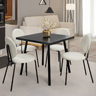 Cadeira Para Sala De Jantar Cozinha Évora L02 Linho Champagne