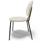 Cadeira Para Sala De Jantar Cozinha Évora L02 Linho Champagne