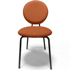 Cadeira Para Sala De Jantar Cozinha Évora L02 Tecido Terracot