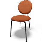 Cadeira Para Sala De Jantar Cozinha Évora L02 Tecido Terracot