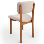 Cadeira Para Sala De Jantar Cozinha Living Estofada Dara L02