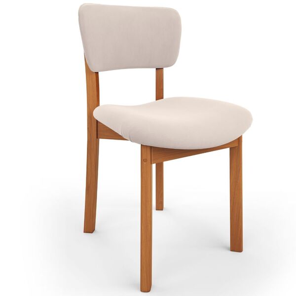 Cadeira Para Sala De Jantar Cozinha Living Estofada Dara L02