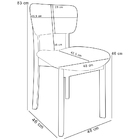 Cadeira Para Sala De Jantar Cozinha Living Estofada Dara L02
