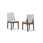 Cadeira Para Sala De Jantar Desmontável Cecília Bege/amêndoa