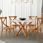 Cadeira Para Sala De Jantar E Estar Living Ávila L02 Madeira