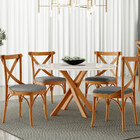 Cadeira Para Sala De Jantar E Estar Living Estofada Ávila L02