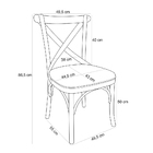 Cadeira Para Sala De Jantar E Estar Living Estofada Ávila L02