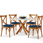 Cadeira Para Sala De Jantar E Estar Living Estofada Ávila L02