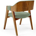 Cadeira Para Sala De Jantar E Estar Living Estofada Suran L02