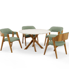 Cadeira Para Sala De Jantar E Estar Living Estofada Suran L02