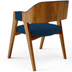 Cadeira Para Sala De Jantar E Estar Living Estofada Suran L02