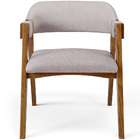 Cadeira Para Sala De Jantar E Estar Living Estofada Suran L02