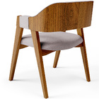 Cadeira Para Sala De Jantar E Estar Living Estofada Suran L02