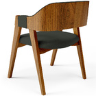 Cadeira Para Sala De Jantar E Estar Living Estofada Suran L02