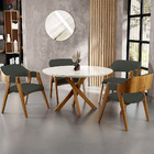 Cadeira Para Sala De Jantar E Estar Living Estofada Suran L02