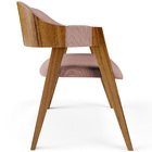 Cadeira Para Sala De Jantar E Estar Living Estofada Suran L02