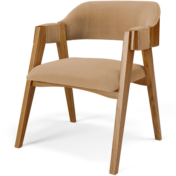 Cadeira Para Sala De Jantar E Estar Living Estofada Suran L02