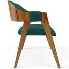 Cadeira Para Sala De Jantar E Estar Living Estofada Suran L02