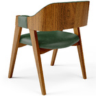 Cadeira Para Sala De Jantar E Estar Living Estofada Suran L02