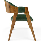 Cadeira Para Sala De Jantar E Estar Living Estofada Suran L02