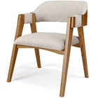 Cadeira Para Sala De Jantar E Estar Living Estofada Suran L02