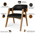 Cadeira Para Sala De Jantar E Estar Living Estofada Suran L02