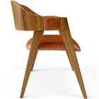 Cadeira Para Sala De Jantar E Estar Living Estofada Suran L02