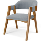 Cadeira Para Sala De Jantar E Estar Living Estofada Suran L02