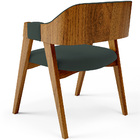 Cadeira Para Sala De Jantar E Estar Living Estofada Suran L02