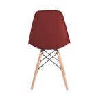 Cadeira Para Sala De Jantar Eames Pp Dsw Vermelho Falu