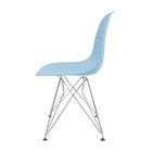 Cadeira Para Sala De Jantar Eames Pp Eiffel Azul Claro