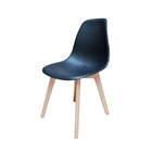 Cadeira Para Sala De Jantar Eames Pp Wood Preto