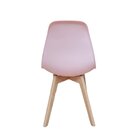 Cadeira Para Sala De Jantar Eames Pp Wood Rosa