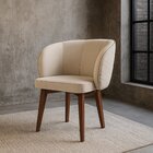 Cadeira Para Sala De Jantar Em Madeira Maciça West Bege