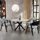 Cadeira Para Sala De Jantar Estar Living Estofada Suran L02 P