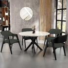 Cadeira Para Sala De Jantar Estar Living Estofada Suran L02 P