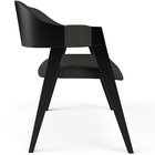 Cadeira Para Sala De Jantar Estar Living Estofada Suran L02 P