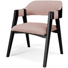 Cadeira Para Sala De Jantar Estar Living Estofada Suran L02 P