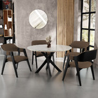 Cadeira Para Sala De Jantar Estar Living Estofada Suran L02 P