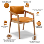 Cadeira Para Sala De Jantar Estar Living Giorgia L02 Couríssi