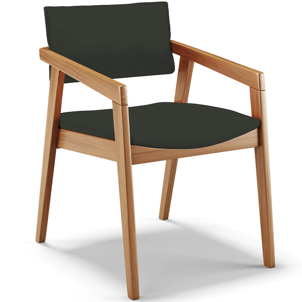 Cadeira Para Sala De Jantar Estar Living Giorgia L02 Linho Ve